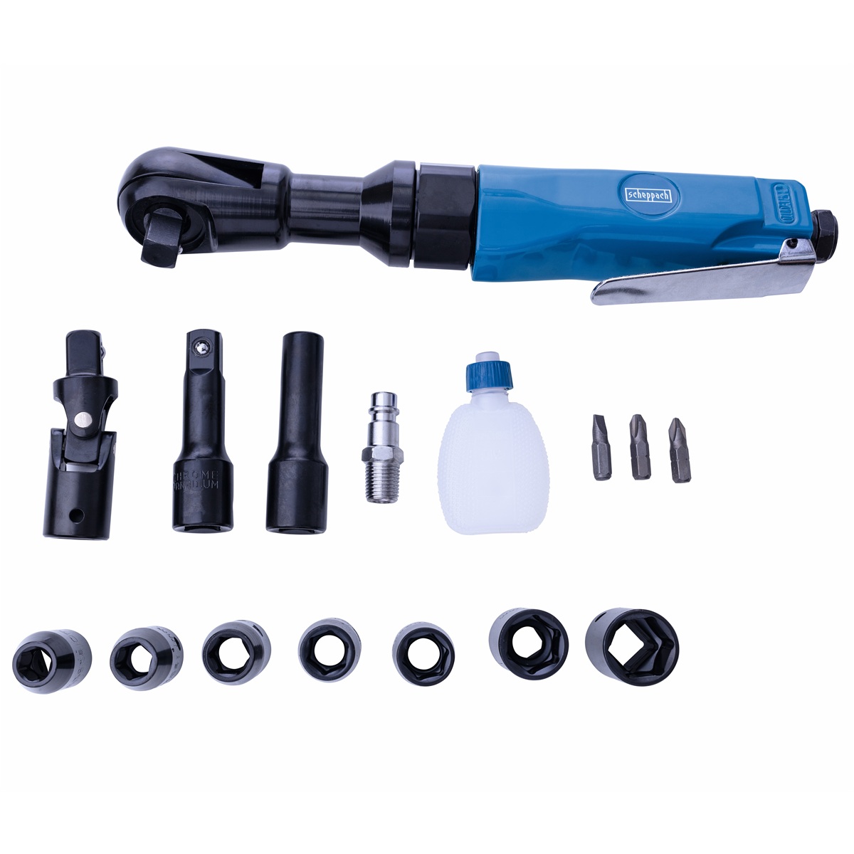 Scheppach Pneumatická ráčna 1/2"