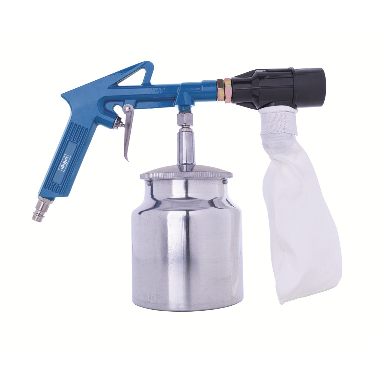 Scheppach Pneumatická pískovací pistole se sběrem abraziva