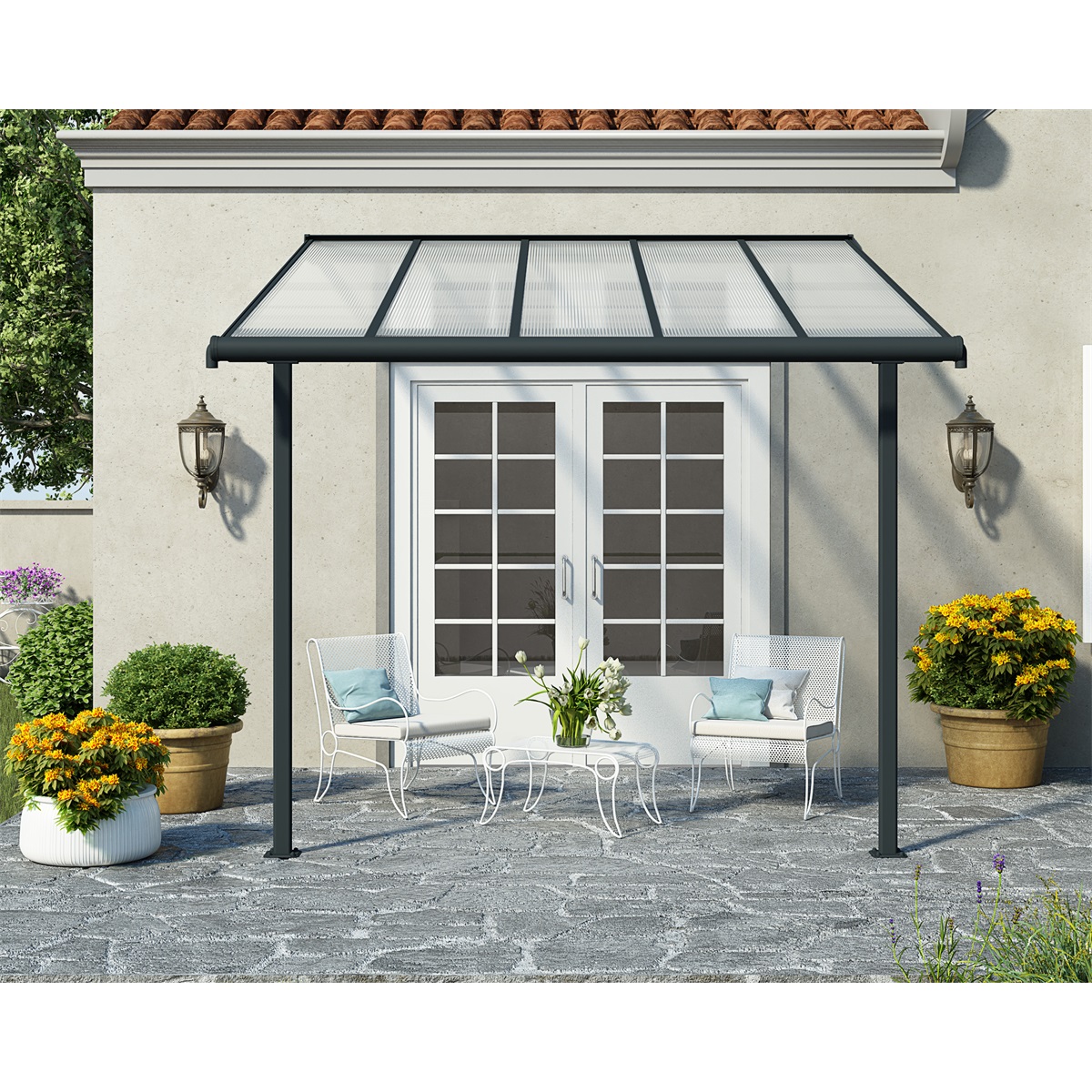 Palram - Canopia Sierra 3000 antracit 3 x 3